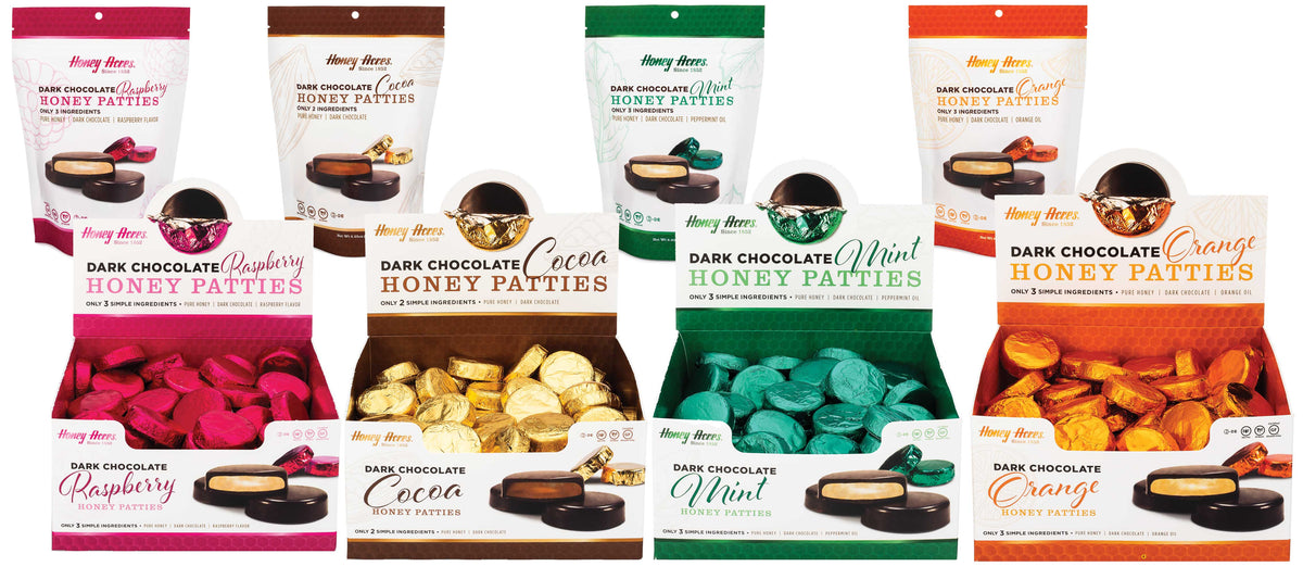 Dark Chocolate Mint Honey Patties™ – Honey Acres