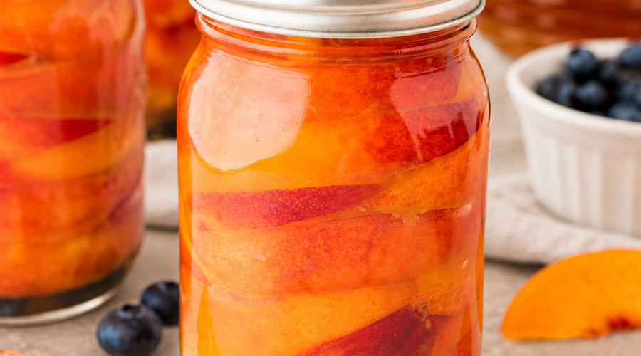 Canned Nectarines in Honey Syrup (serving size - 8 people)