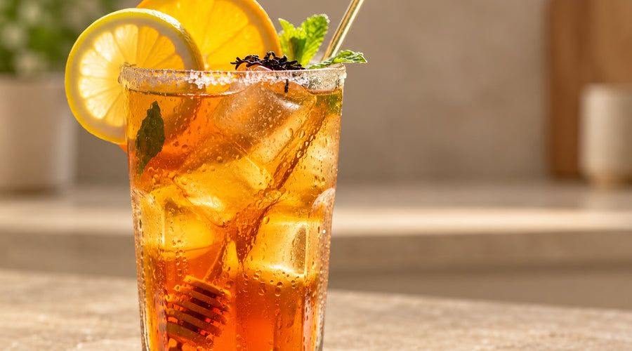 Honey-Citrus Iced Tea (serving size - 8 people)