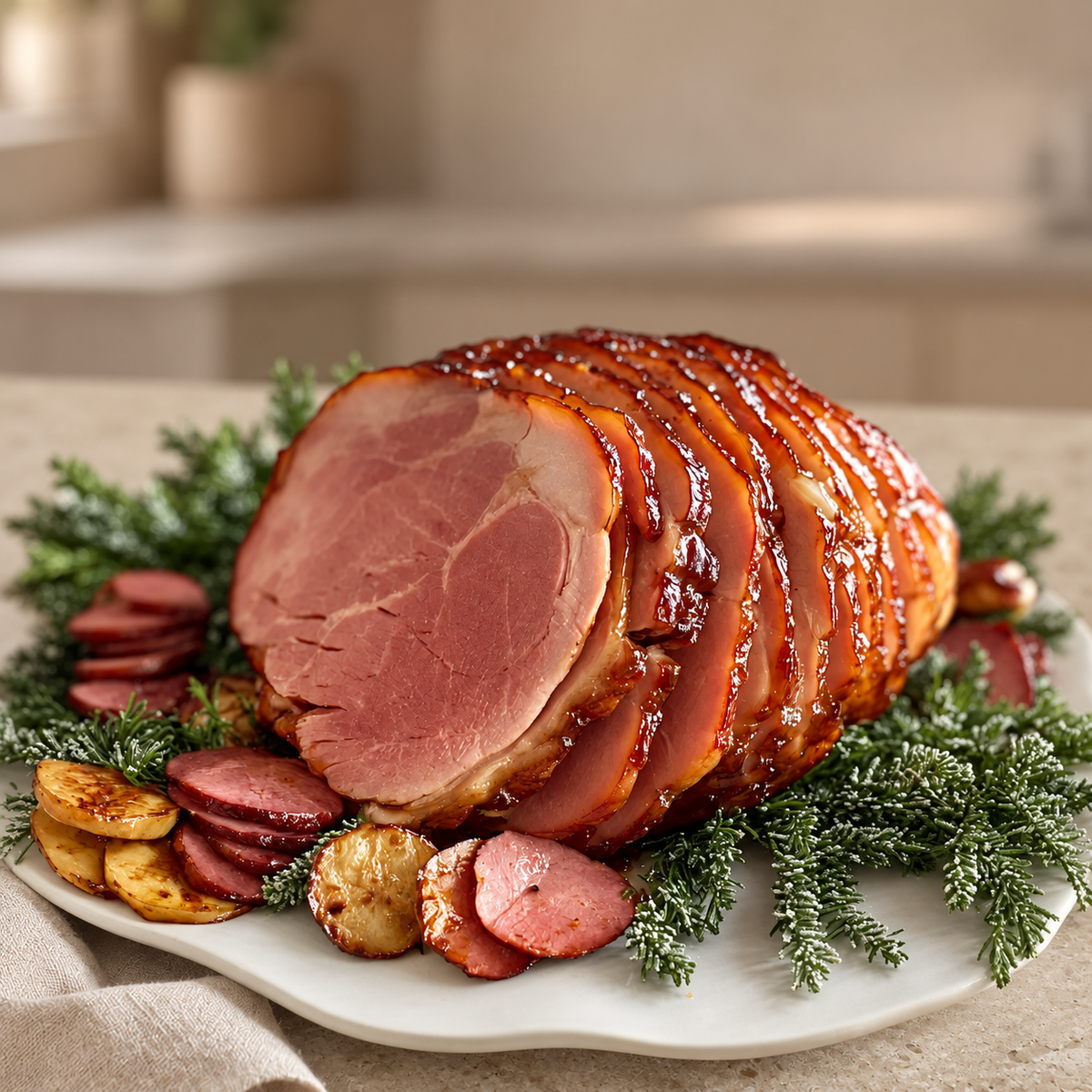 Honey-Glazed Ham