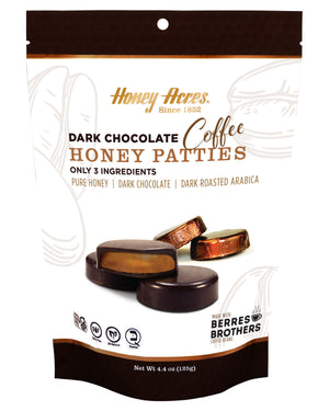 Dark Chocolate Coffee Honey Patties™ – Honey Acres