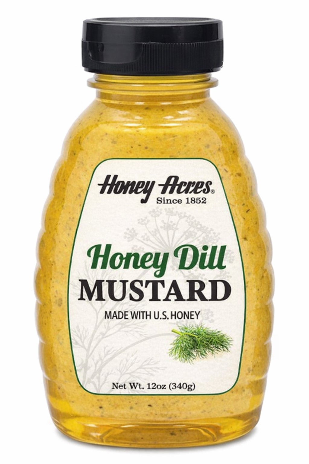 Honey Dill Mustard 12oz Squeeze – Honey Acres