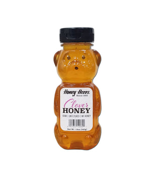 Clover Honey - 12oz BEAR Squeeze Bottle