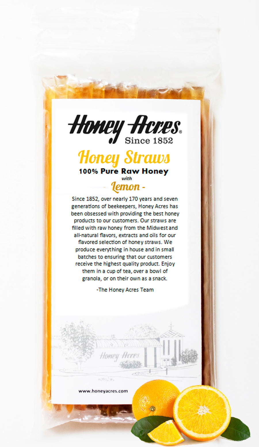 50ct Honey Straws Pack