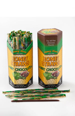 Honey Straws - Chocolate Mint - 100ct Box