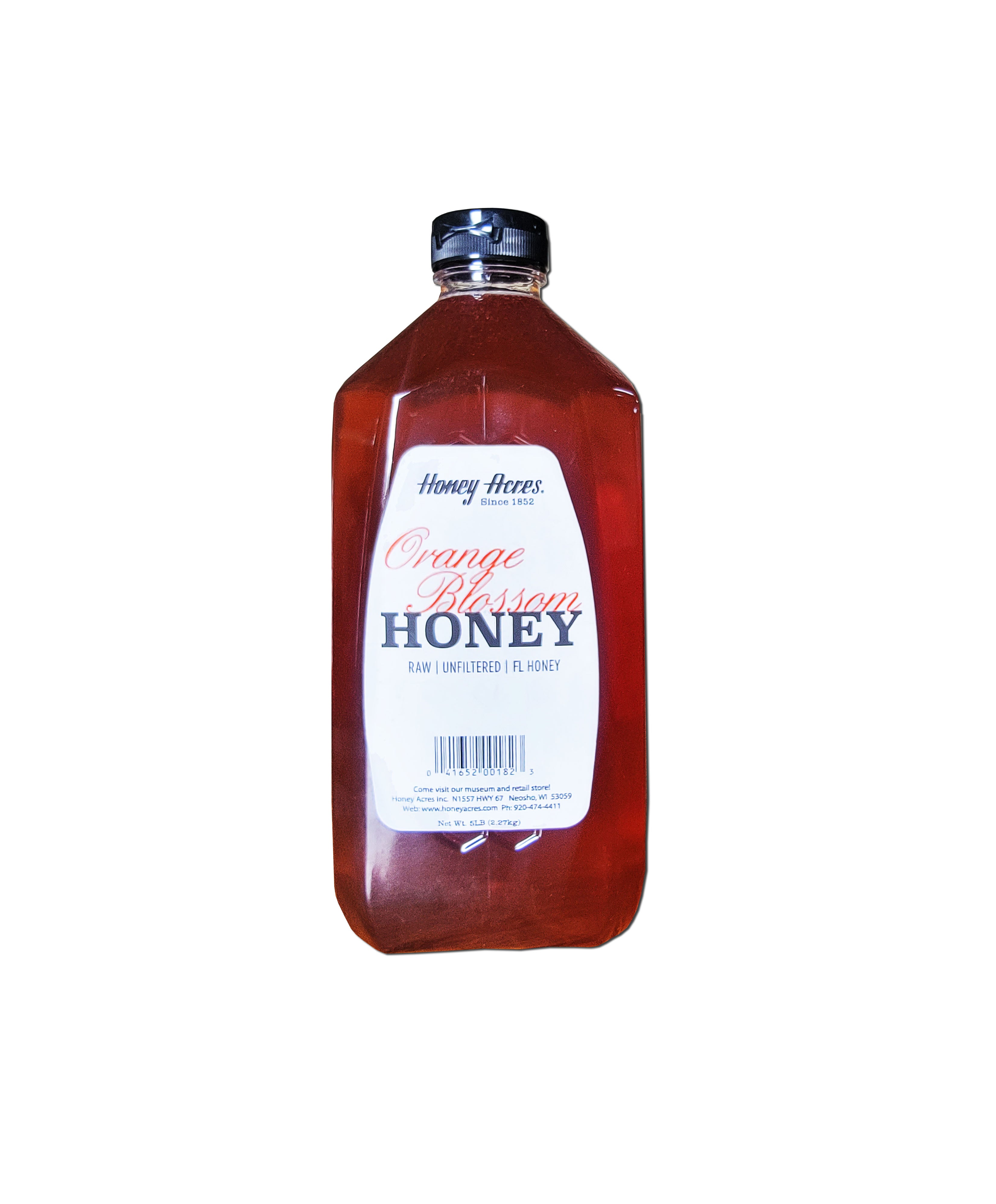 Orange Blossom Honey - 5lb Squeeze Bottle – Honey Acres
