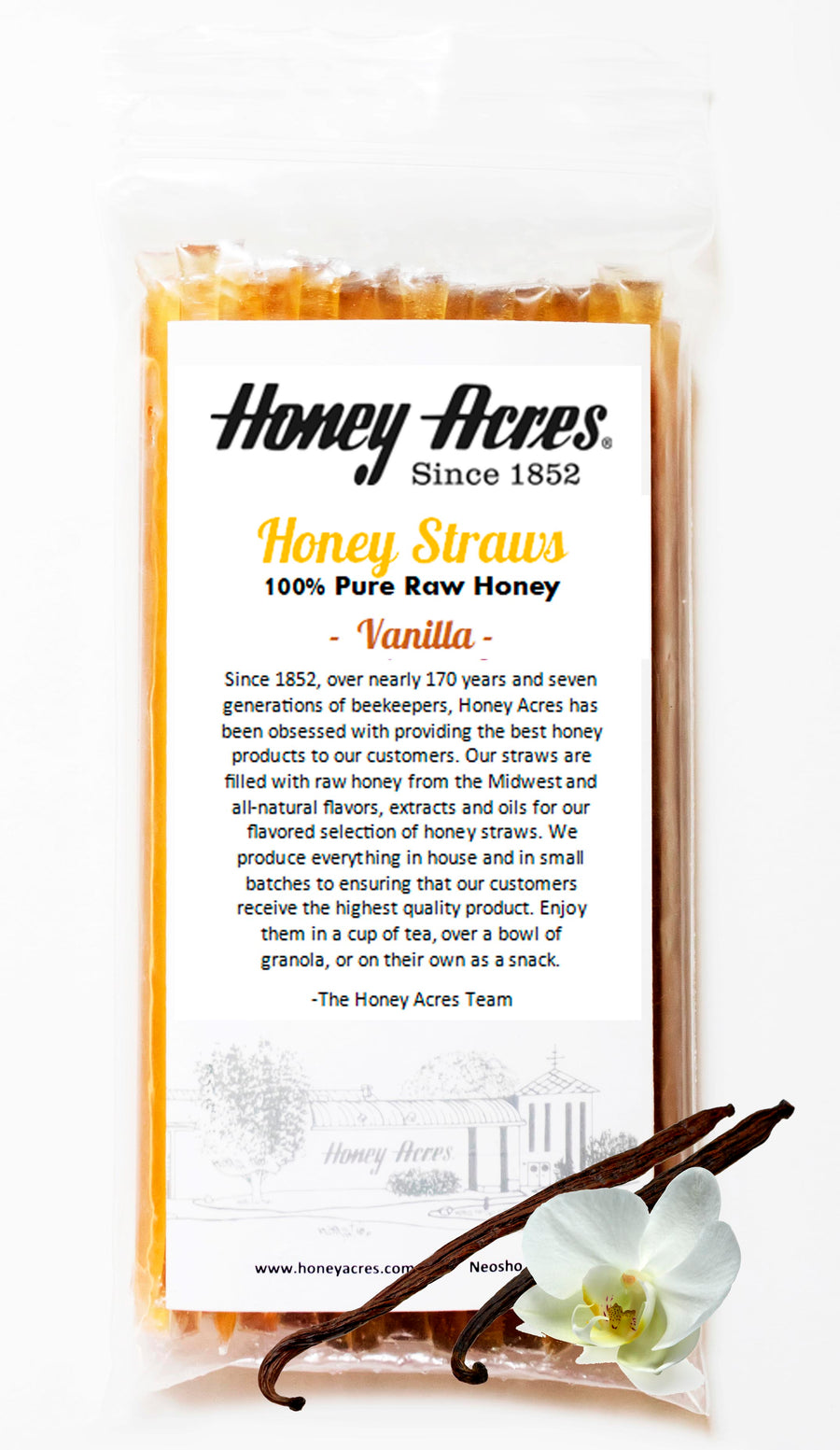 50ct Honey Straws Pack